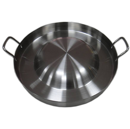 21-1/4" Stainless steel Comal- Deep Rim Fry Pan